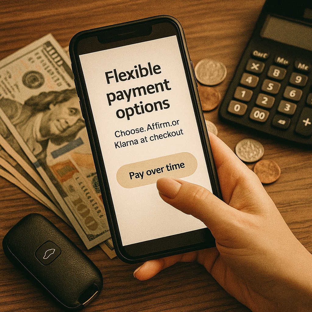 Flexible payments for limousine service — reserve now, pay over time